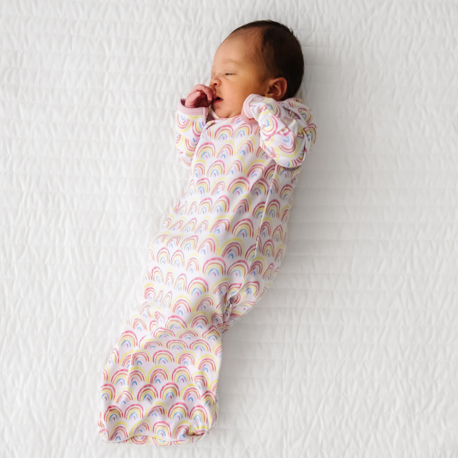 Pastel Rainbows Infant Gown - Image 5