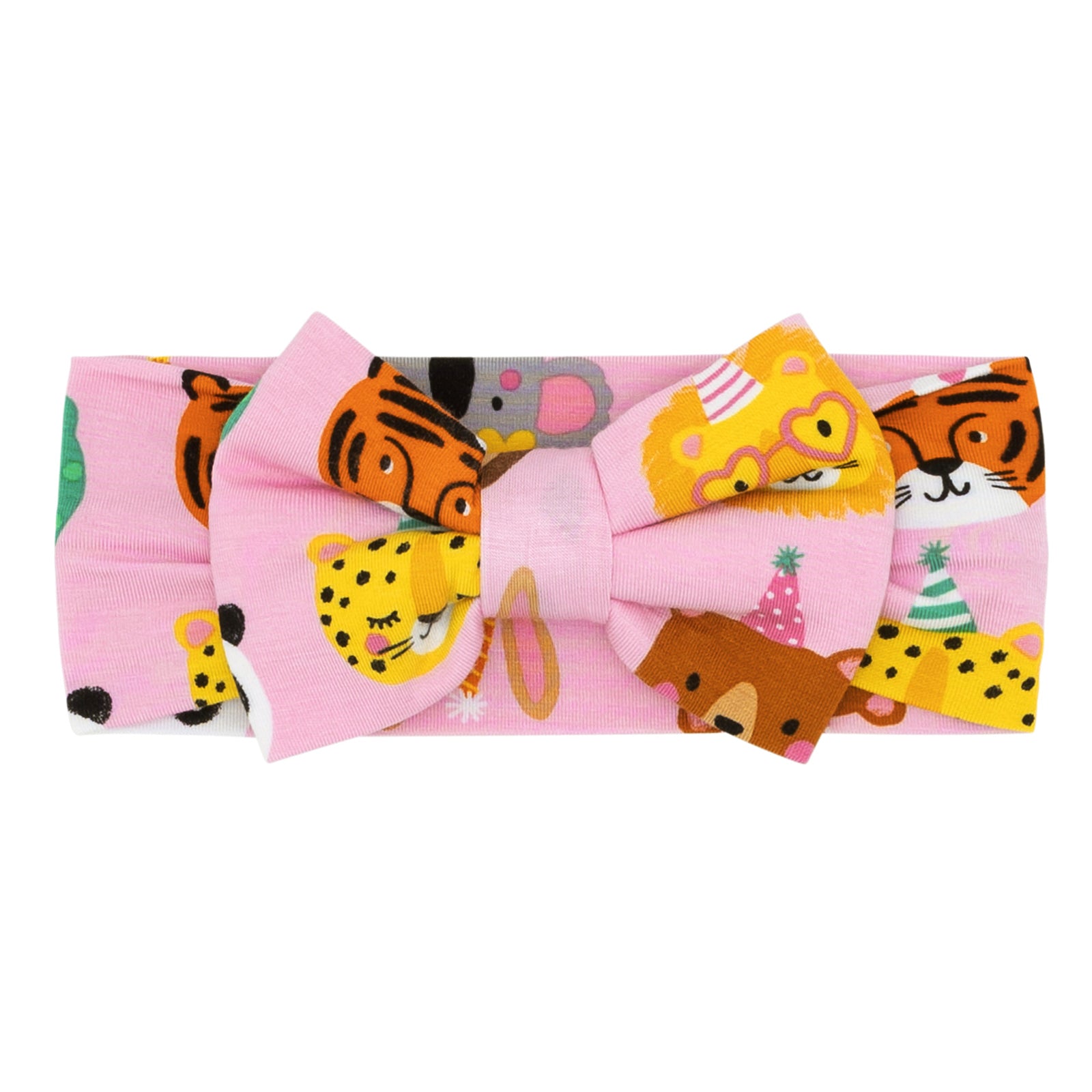 Pink Party Pals Luxe Bow Headband - Image 3