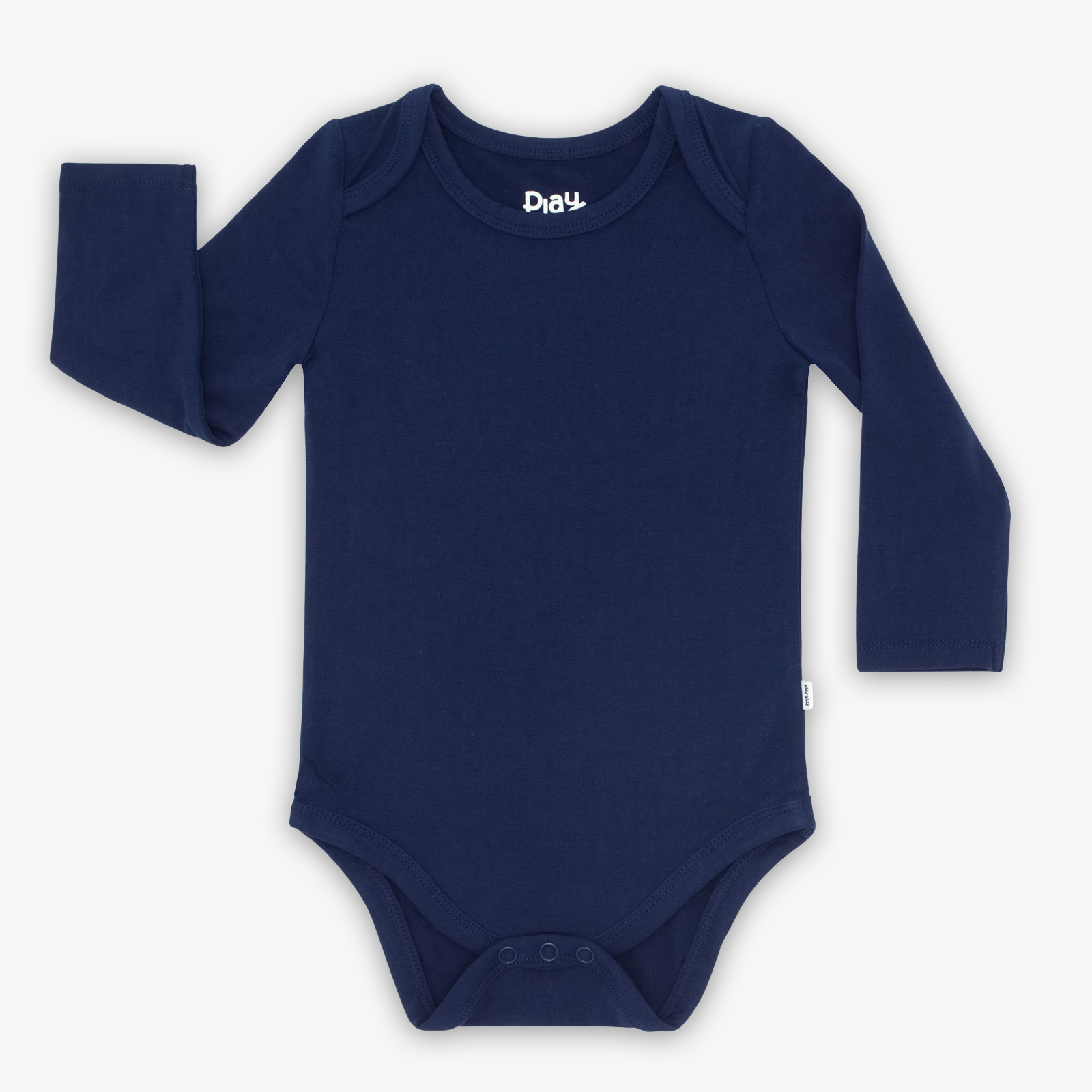 Classic Navy Long Sleeve Bodysuit - Image 3