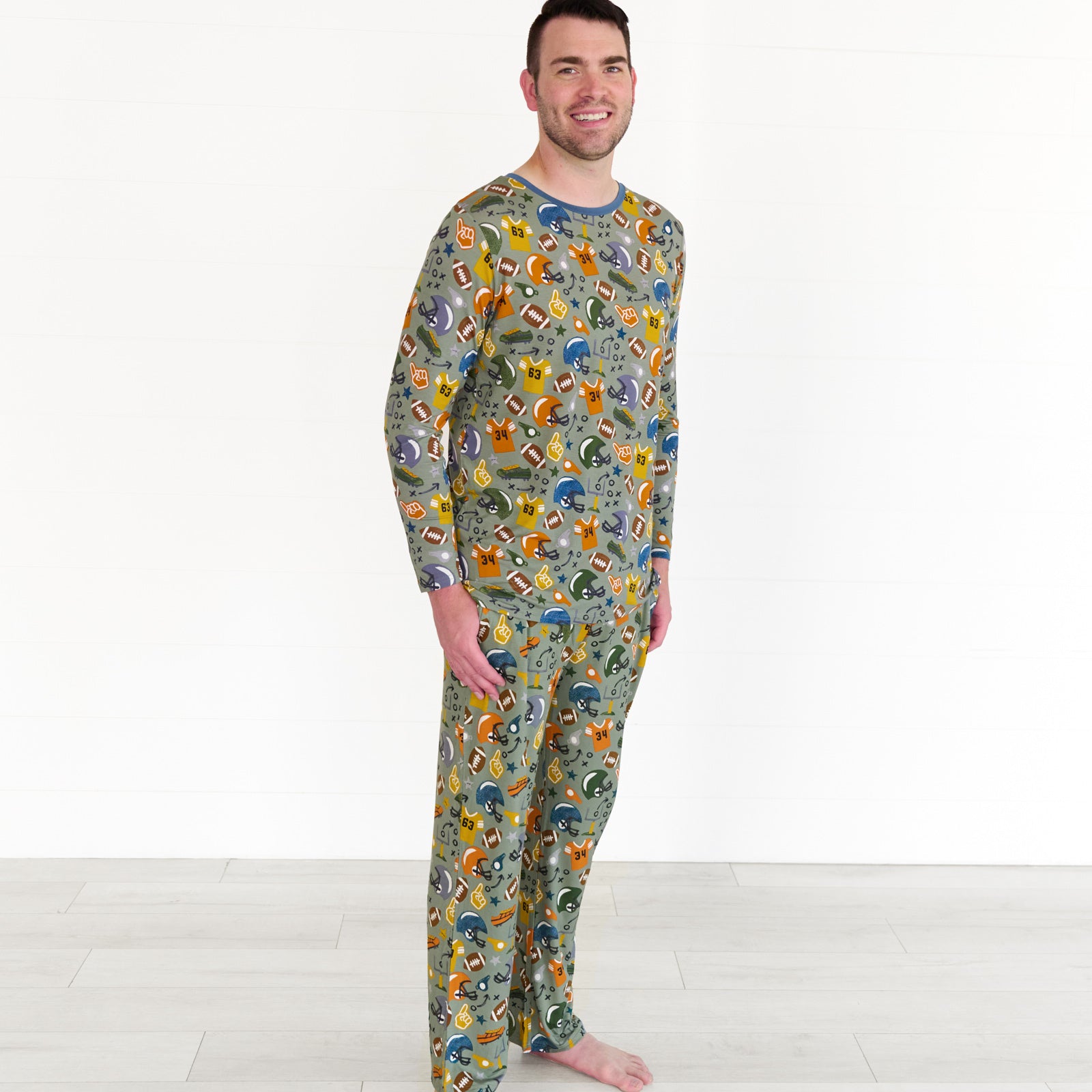 Touchdown Time Men's Pajama Pants - Image 3