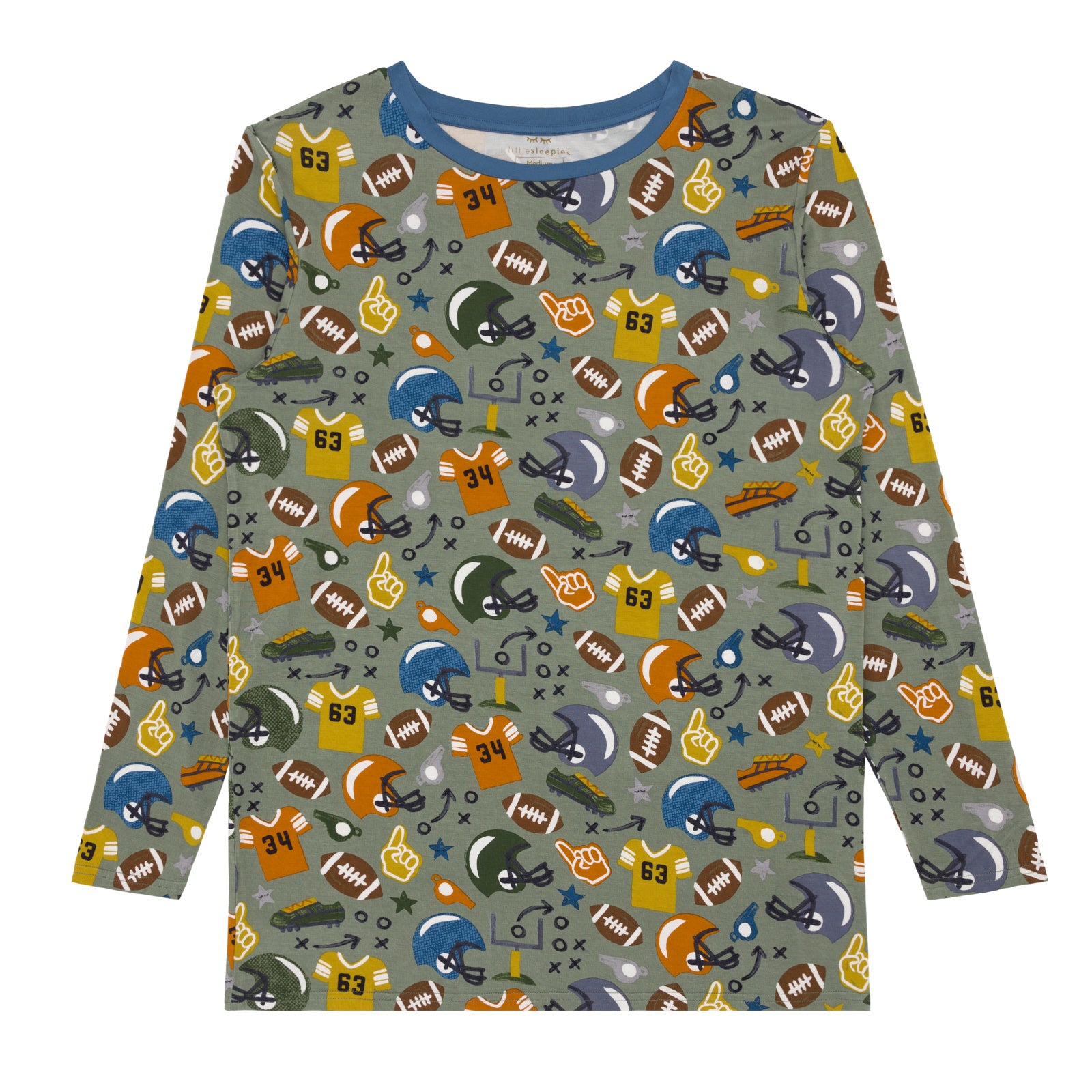 Touchdown Time Men's Pajama Top - Image 2