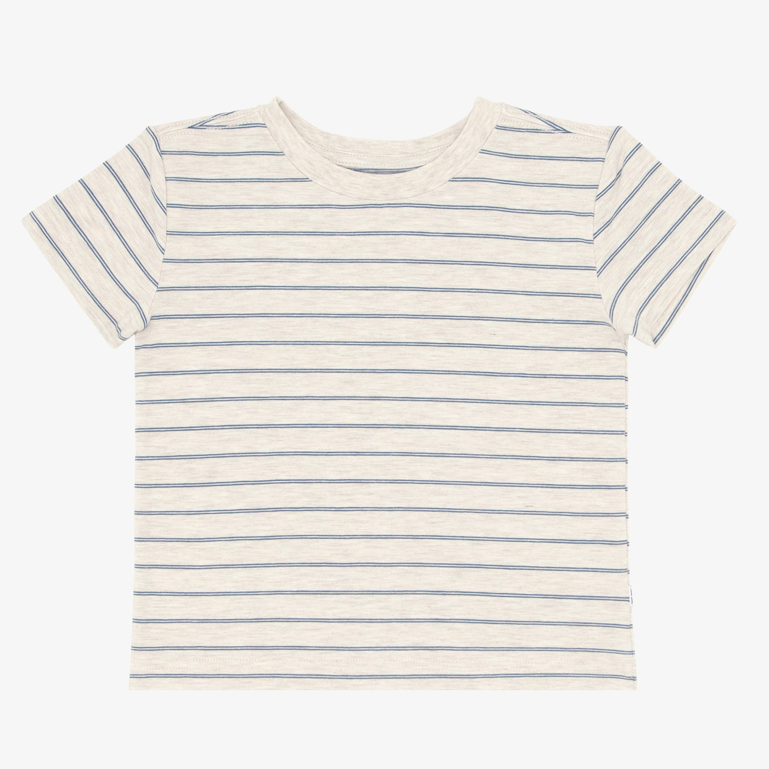 Stone Stripes Short Sleeve Relaxed Tee - Image 3