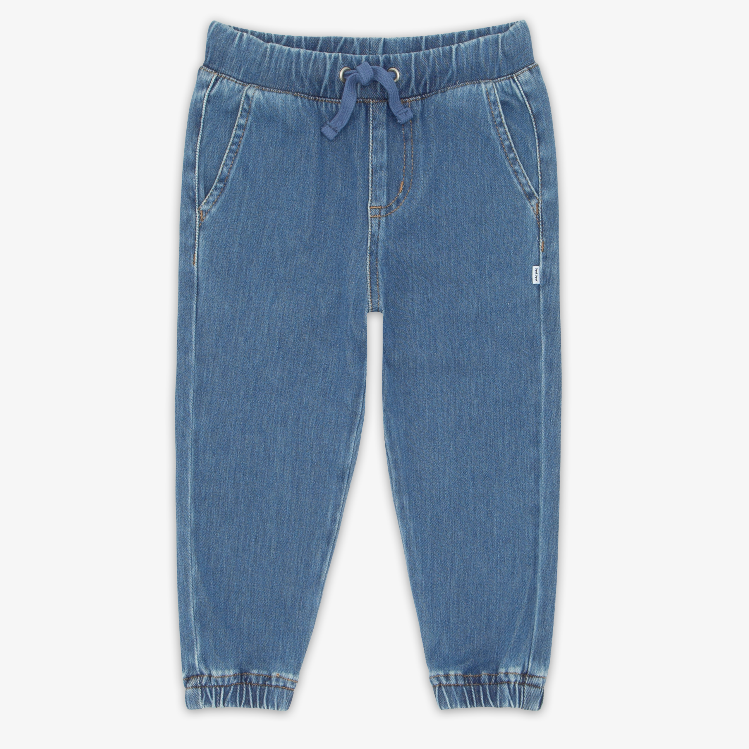 Midwash Blue Denim Jogger - Image 3