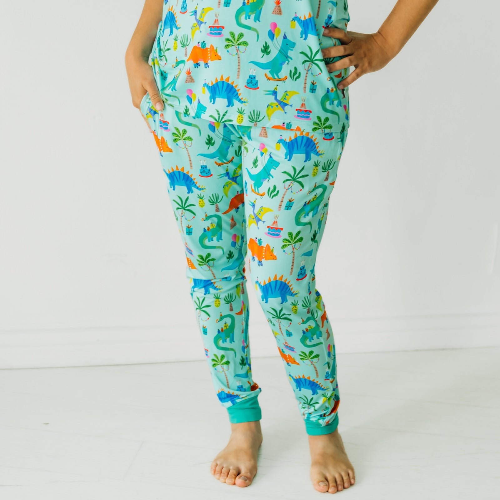 Prehistoric Party Women's Pajama Pants - Image 6