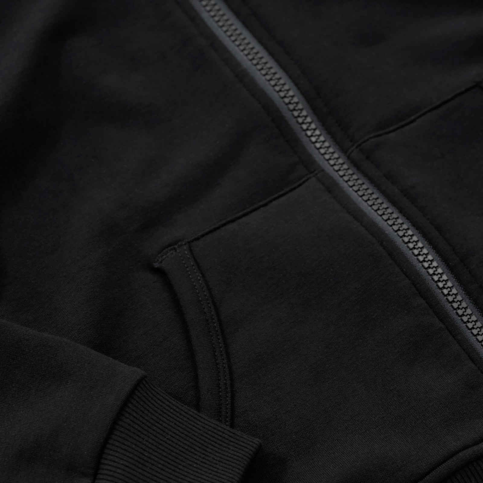 Black Zip Hoodie - Image 5