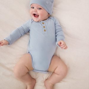 Light Fog Henley Bodysuit