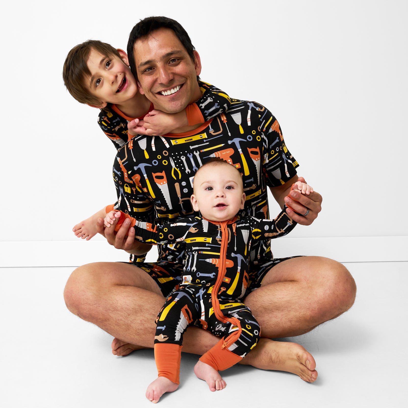 Little Builders Men's Short Sleeve Pajama Top - Image 6