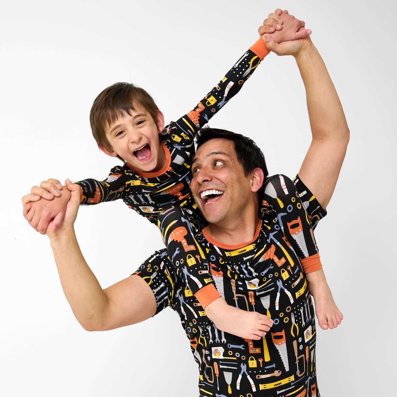 Little Builders Men's Short Sleeve Pajama Top - Image 4