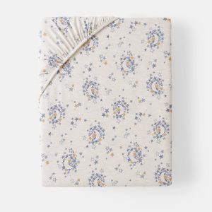 Lullaby Sky Fitted Crib Sheet