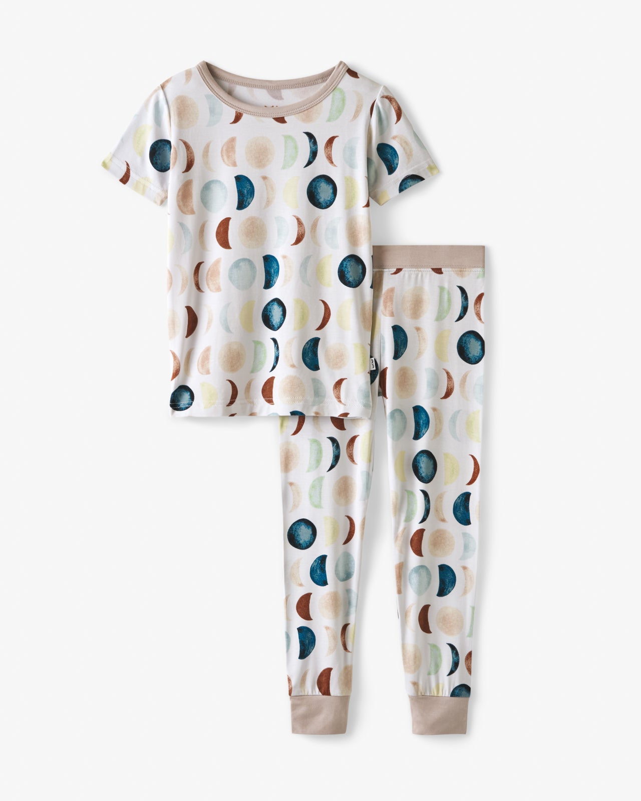 Luna Neutral Two-Piece Short Sleeve Pajama Set - Image 6