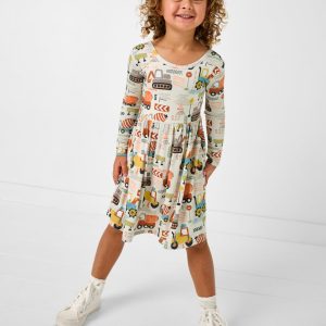 Mini Builders Skater Dress