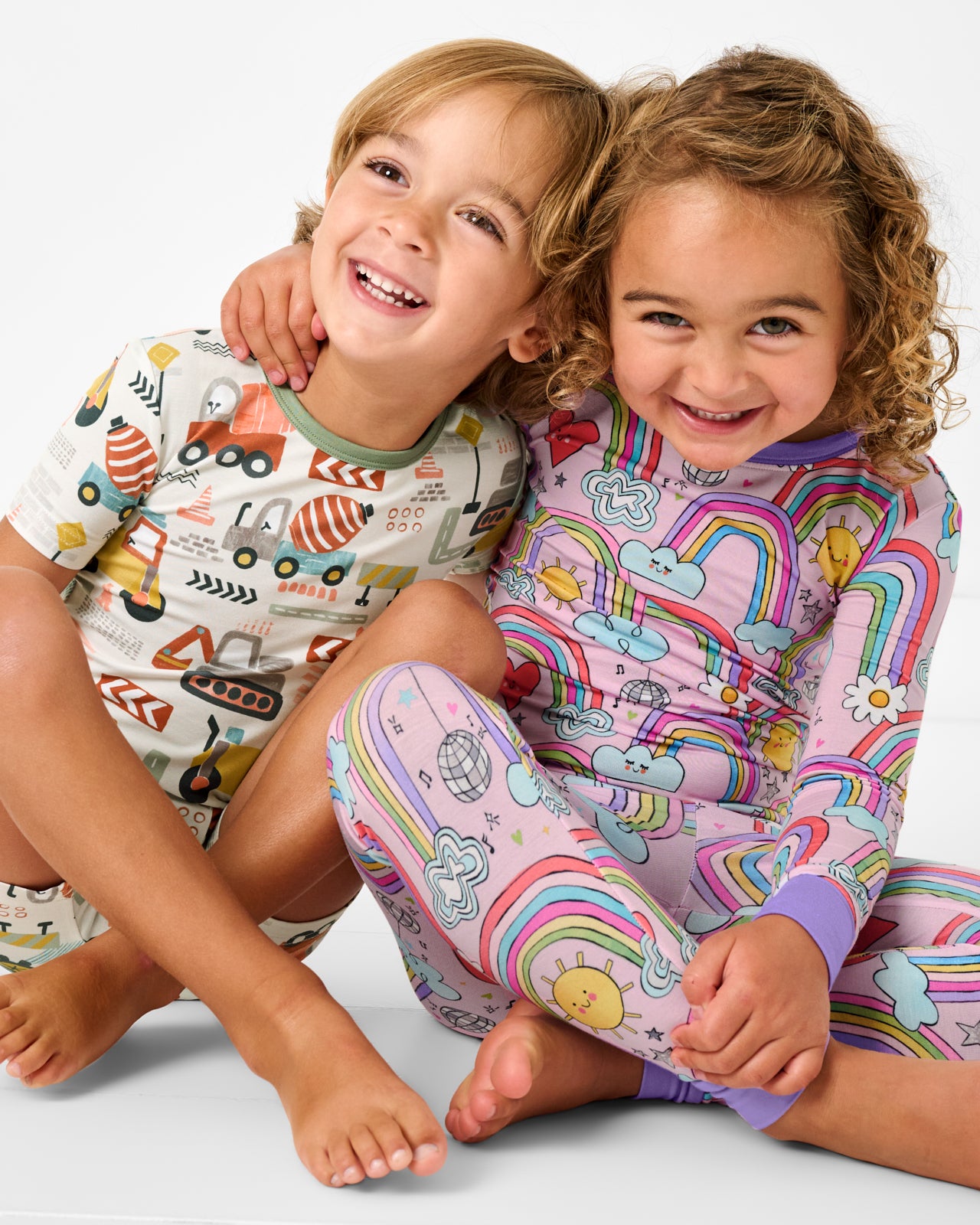 Mini Builders Two-Piece Short Sleeve & Shorts Pajama Set - Image 4