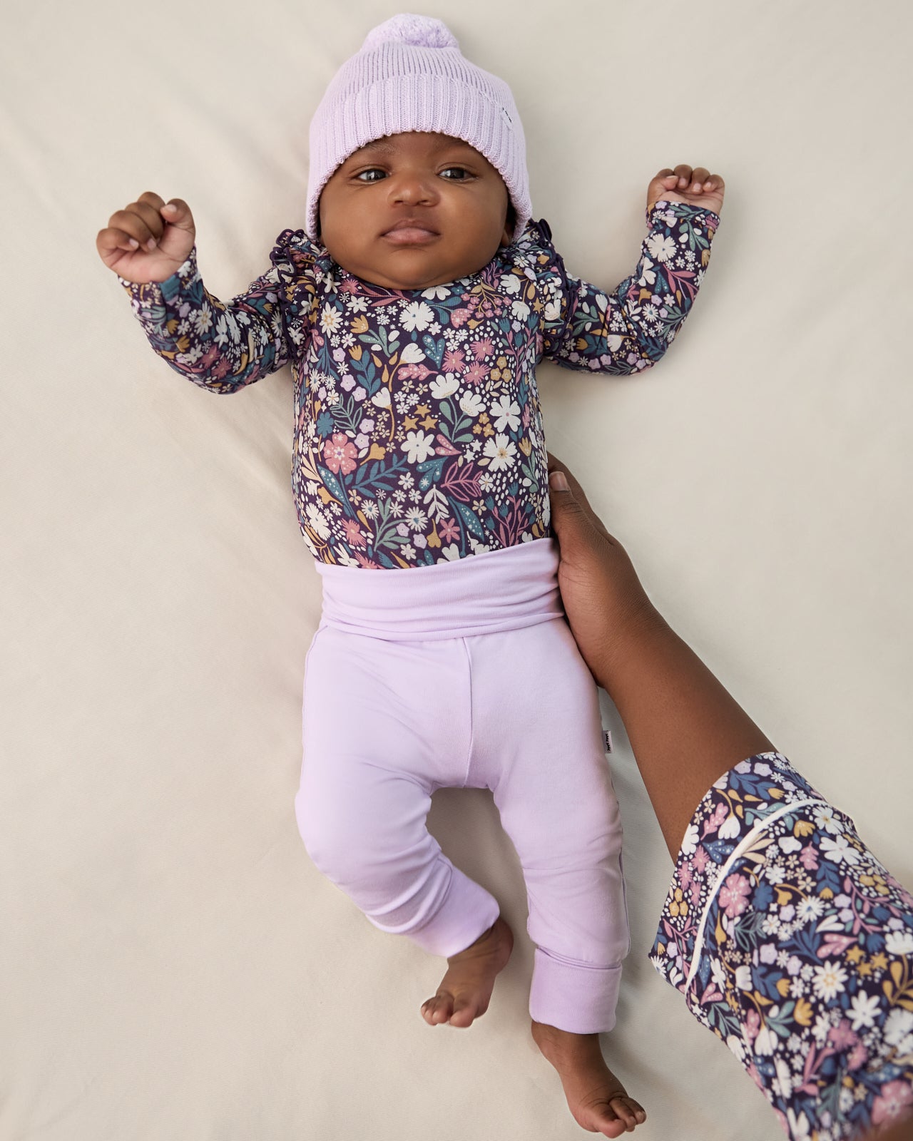 Midnight Petals Flutter Bodysuit - Image 3