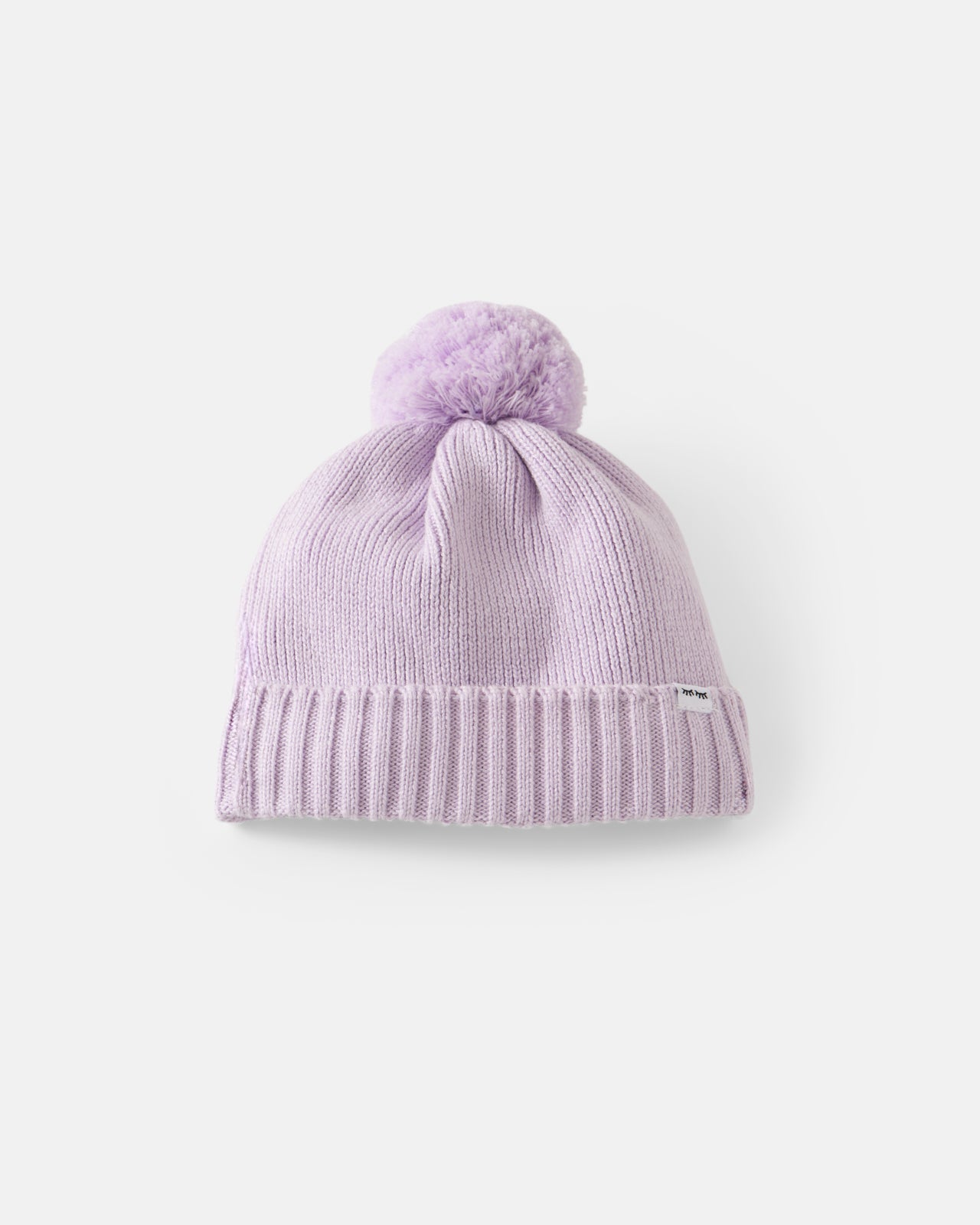 Misty Lavender Sweater Beanie Hat - Image 5