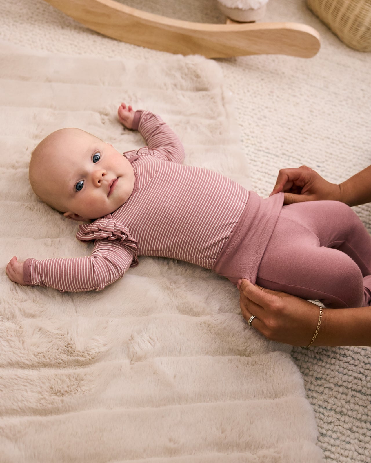 Rosewood Fold Over Legging - Image 4