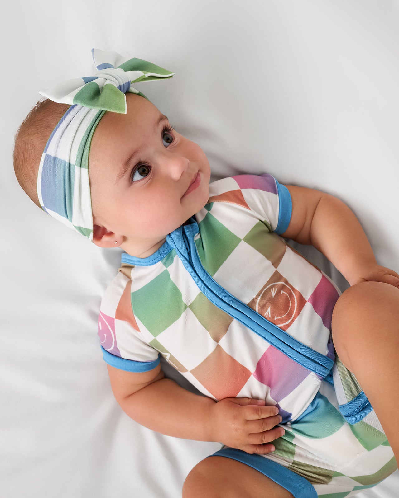 Ombre Cheery Checks Shorty Zippy - Image 3