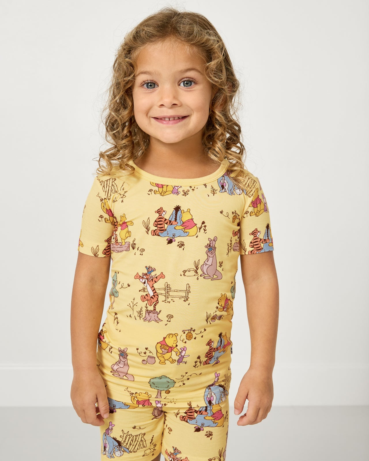 Disney Playtime With Pooh Two-Piece Short Sleeve & Shorts Pajama Set - Image 2