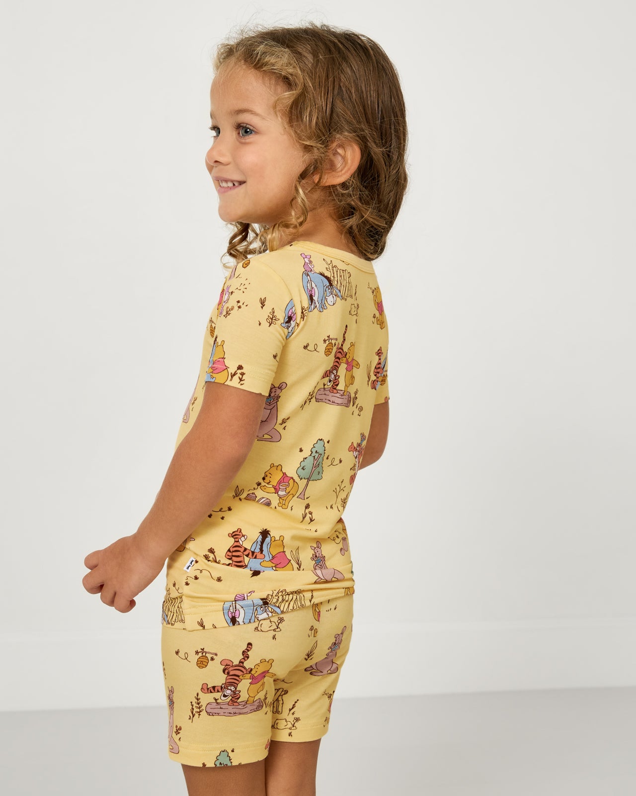 Disney Playtime With Pooh Two-Piece Short Sleeve & Shorts Pajama Set - Image 3