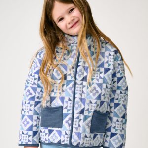 Patchwork Indigo Barn Jacket