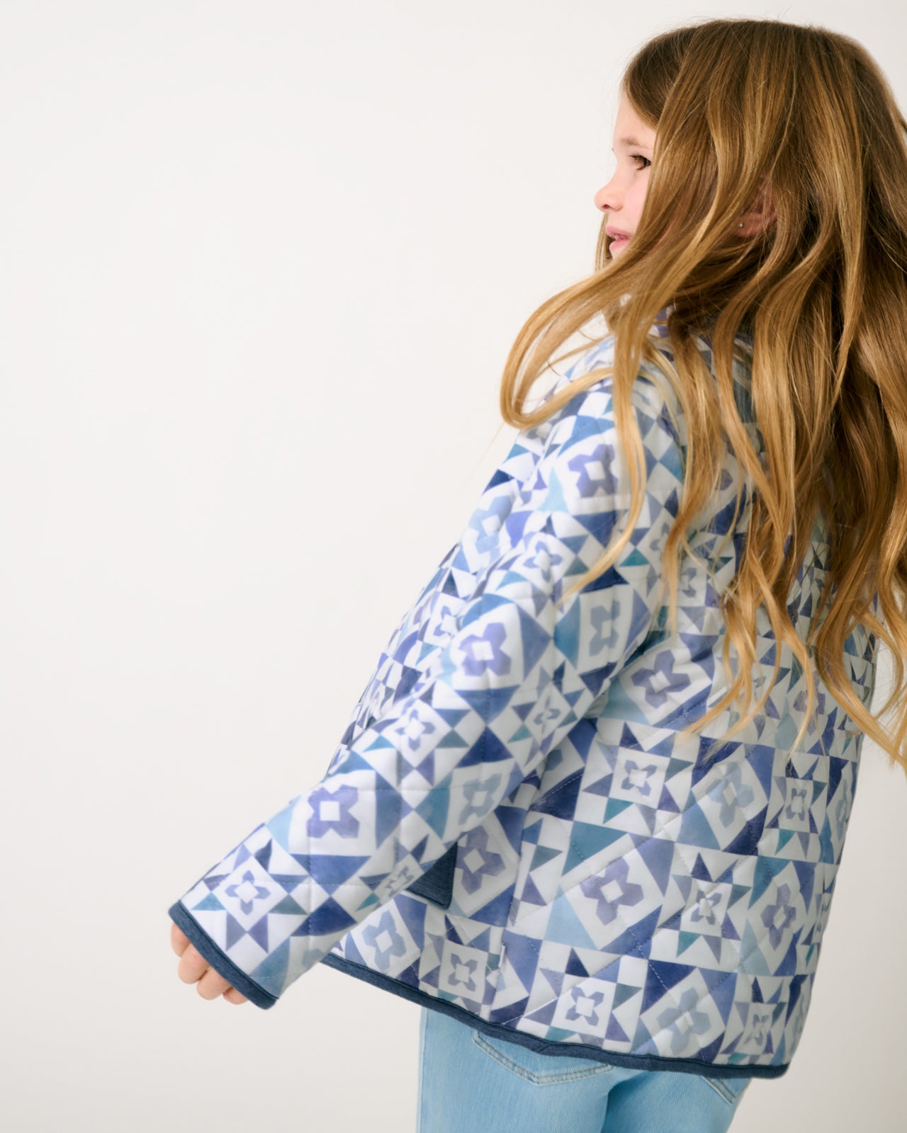 Patchwork Indigo Barn Jacket - Image 2