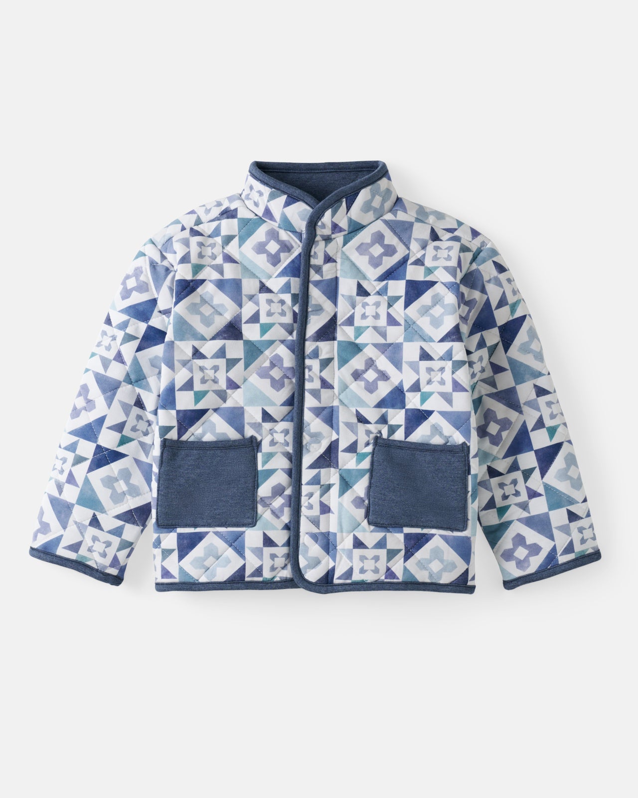 Patchwork Indigo Barn Jacket - Image 6