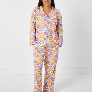 Petal Power Women's Long Sleeve Pajama Set