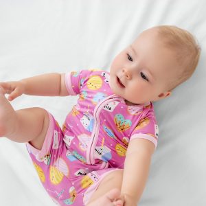 Pink Cookies & Milk Shorty Zippy