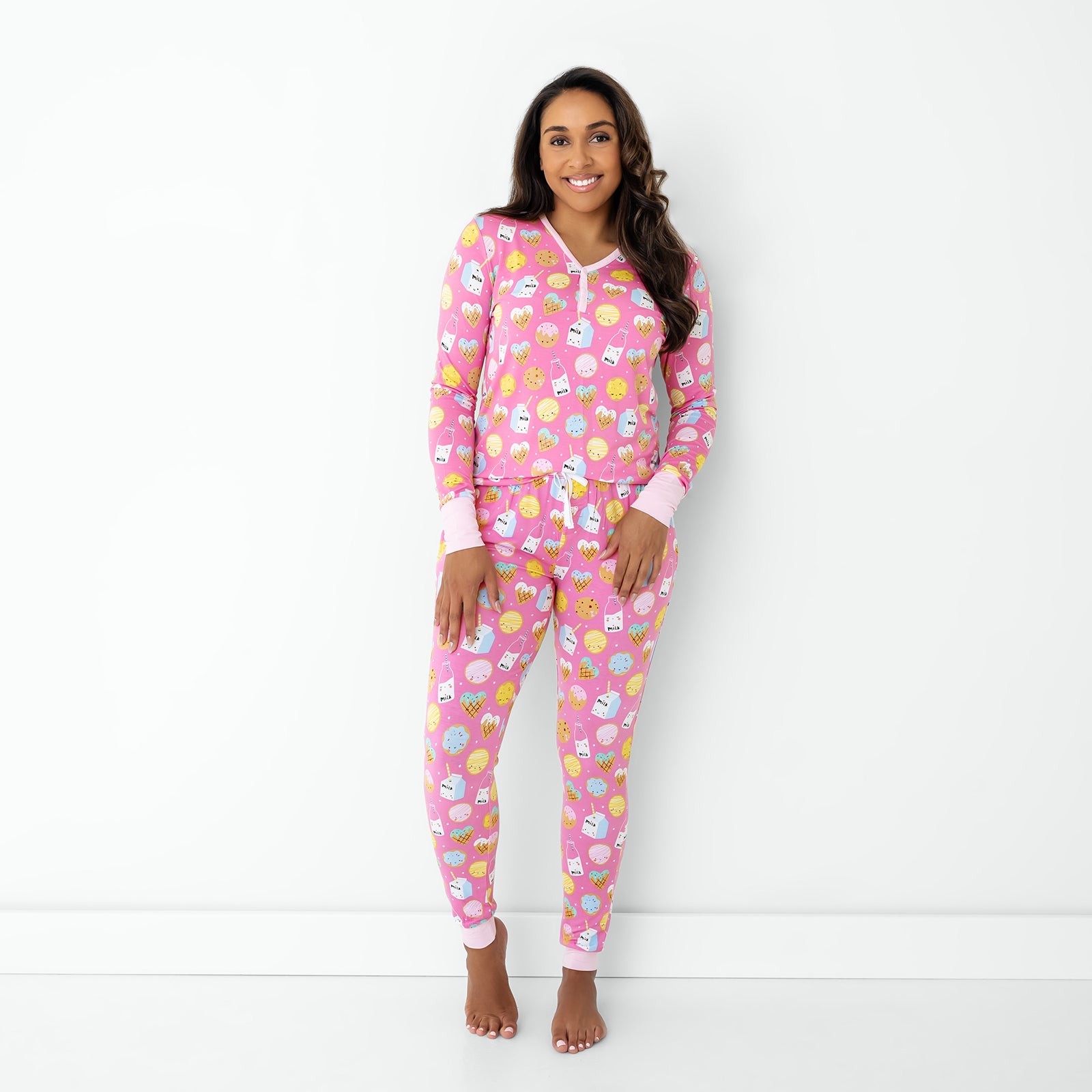 Pink Cookies & Milk Women's Pajama Pants - Image 2