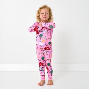 Pink Farm Fam Two-Piece Pajama Set