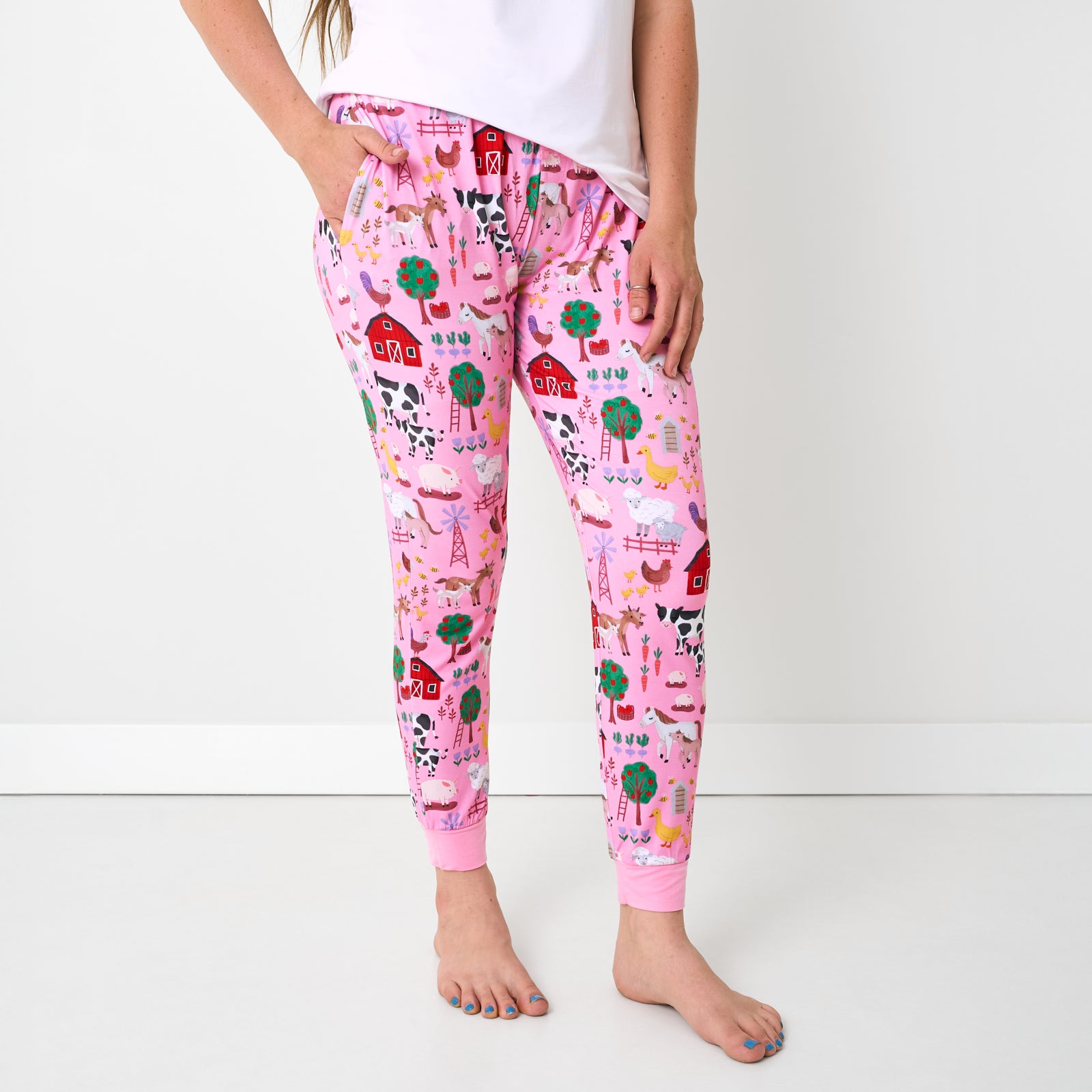 Pink Farm Fam Women's Pajama Pants