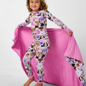 Pink Puppy Parade Large Cloud Blanket?