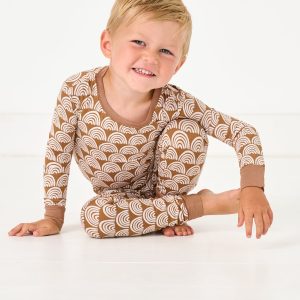 Rust Rainbows Two-Piece Pajama Set