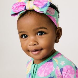 Ladybug Meadow Luxe Bow Headband