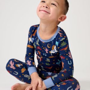 Blue Rancher Roundup Two-Piece Pajama Set