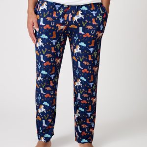 Blue Rancher Roundup Men's Pajama Pants