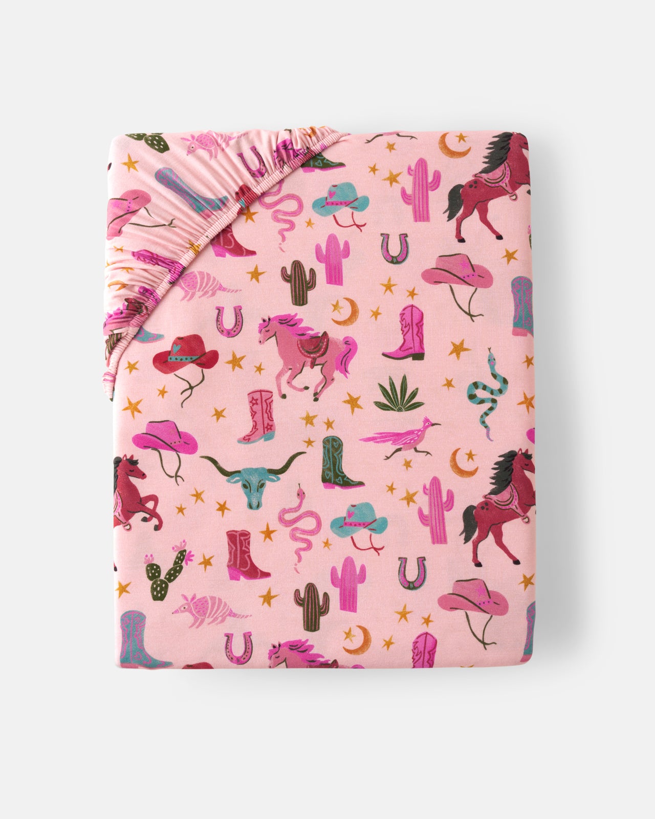 Pink Rancher Roundup Fitted Crib Sheet - Image 4