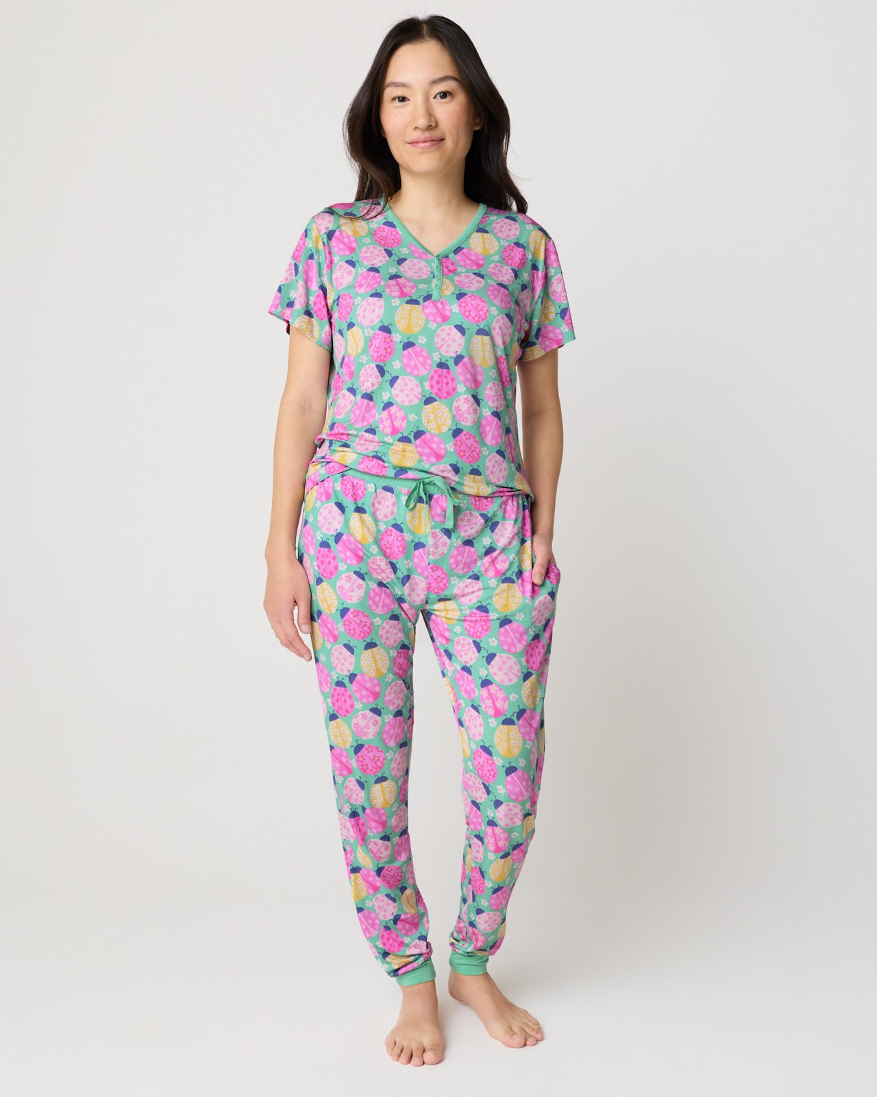 Ladybug Meadow Women's Pajama Pants - Image 2