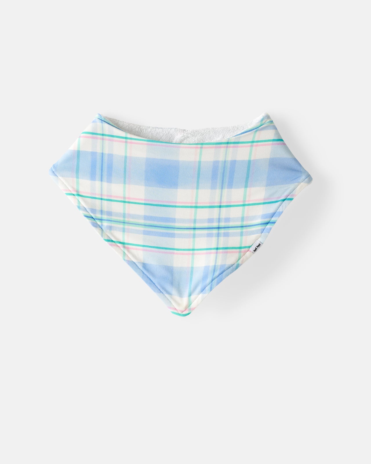 Springtime Plaid Bandana Bib - Image 4