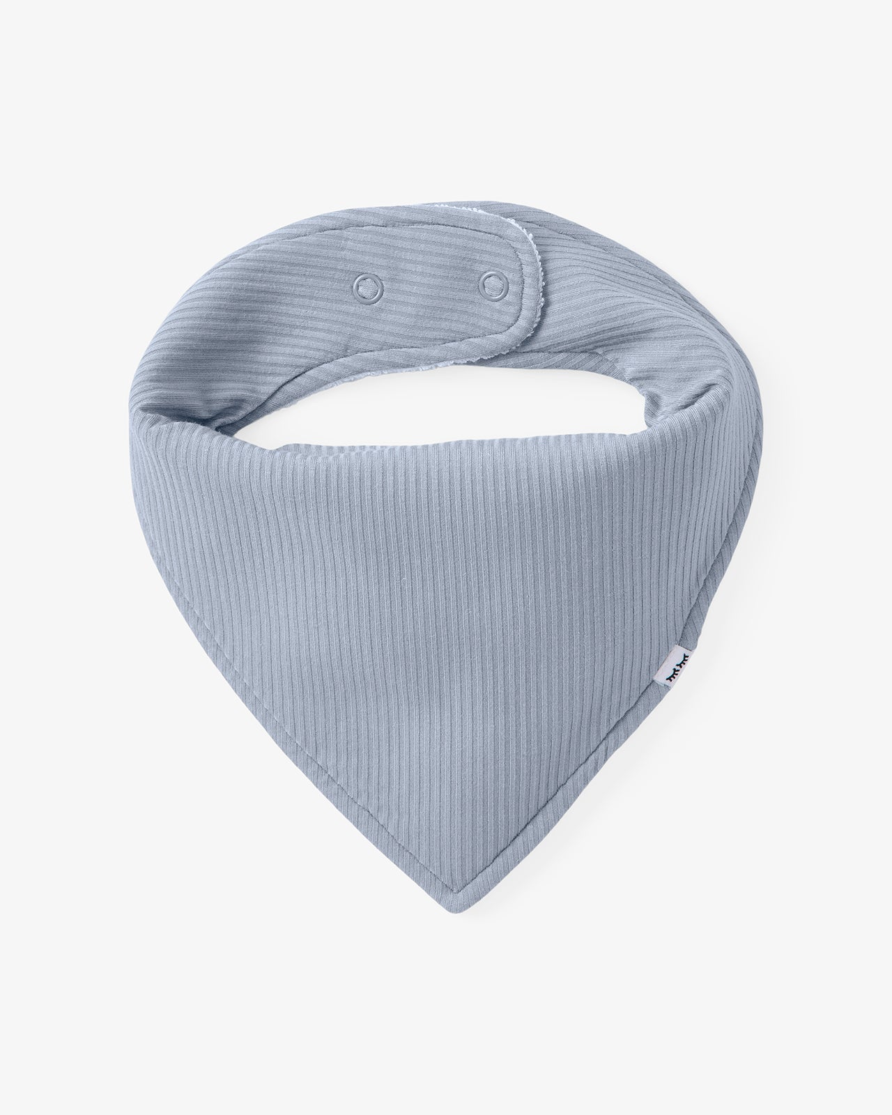 Light Fog Ribbed Bandana Bib - Image 4