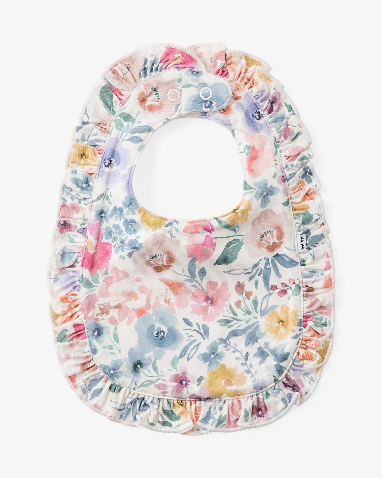 Tiny Blooms Ruffle Bib - Image 3