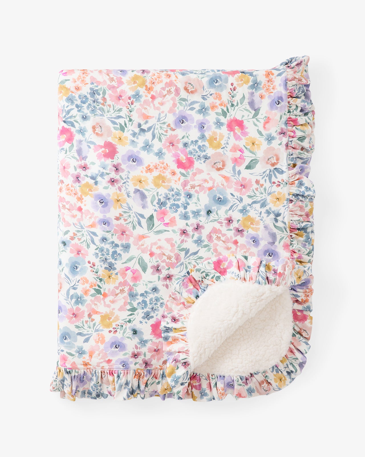 Tiny Blooms Ruffle Mini Cloud Blanket® - Image 2
