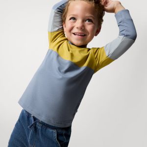 Golden Moss Paneled Tee