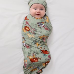 Simba's Safari Swaddle & Hat Set