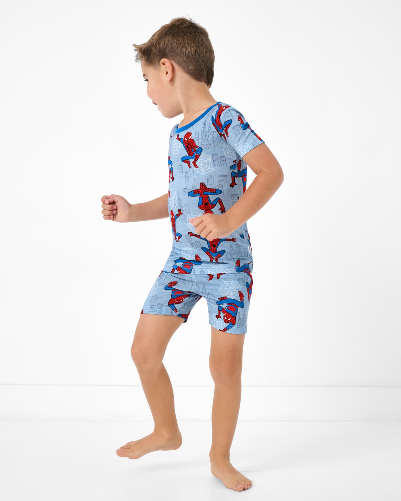 Spidey Sense Two-Piece Short Sleeve & Shorts Pajama Set - Image 4