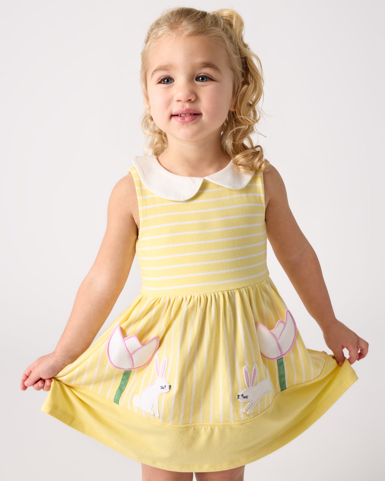 Sunny Tulip Collar Skater Dress - Image 6