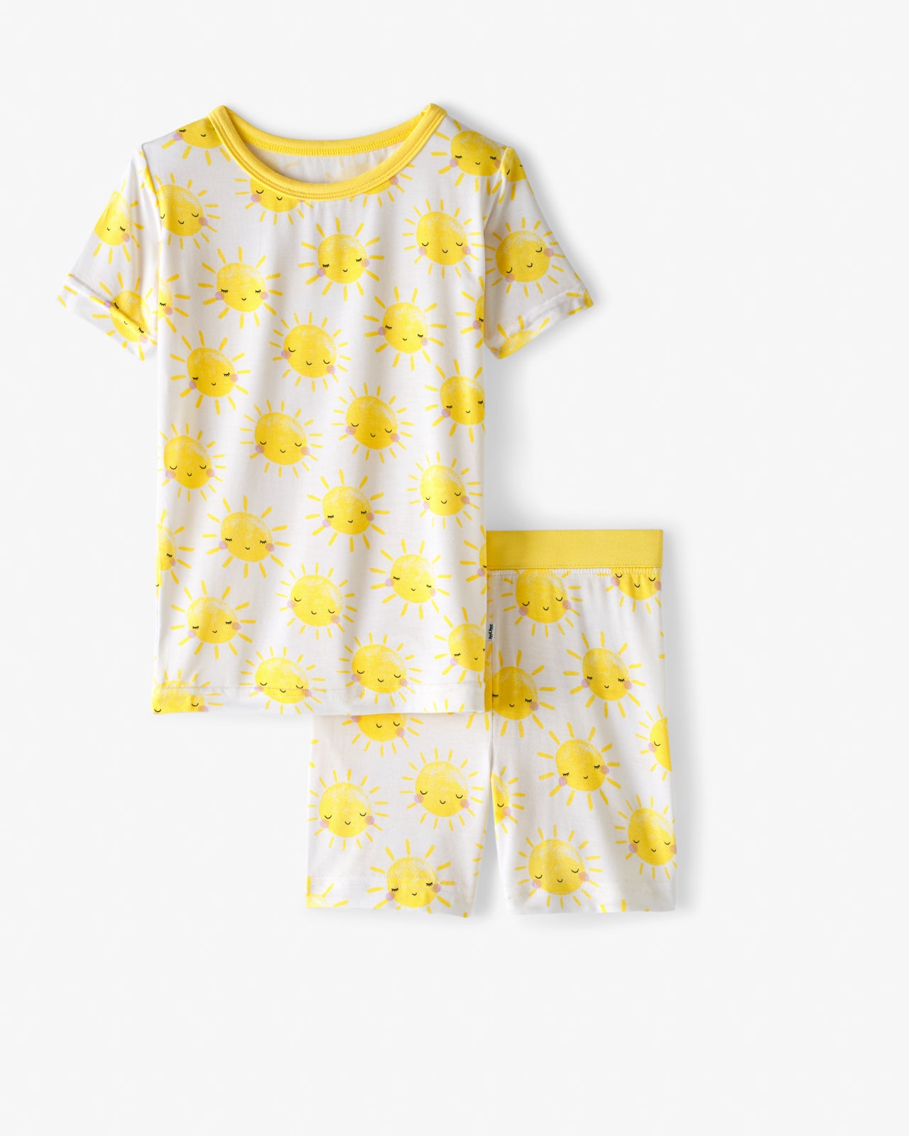 Sunshine Two-Piece Short Sleeve & Shorts Pajama Set - Image 4