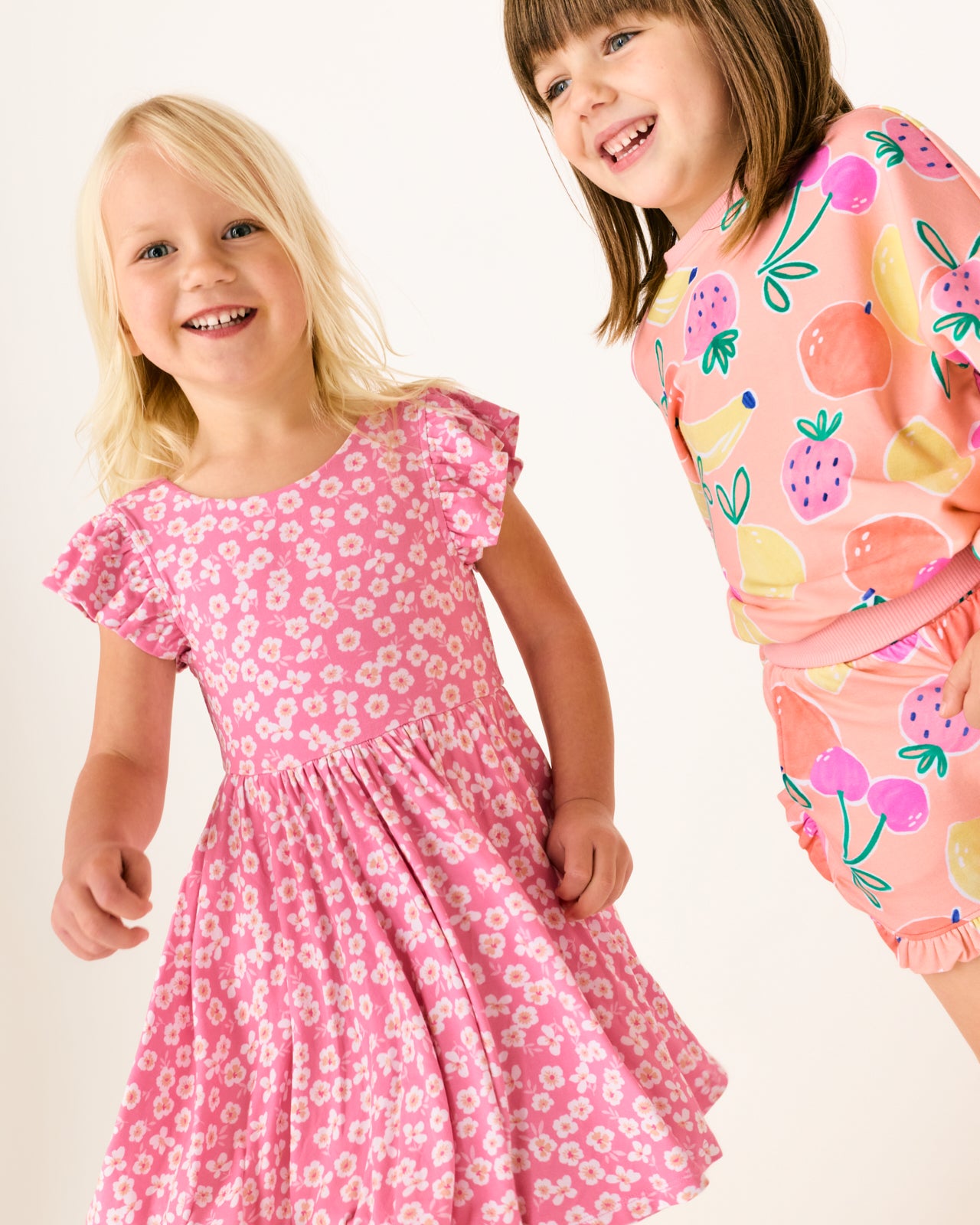 Sweet Pink Petals Flutter Twirl Dress - Image 6