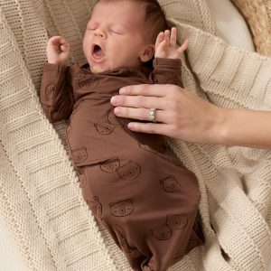 Teddy Tracks Infant Gown