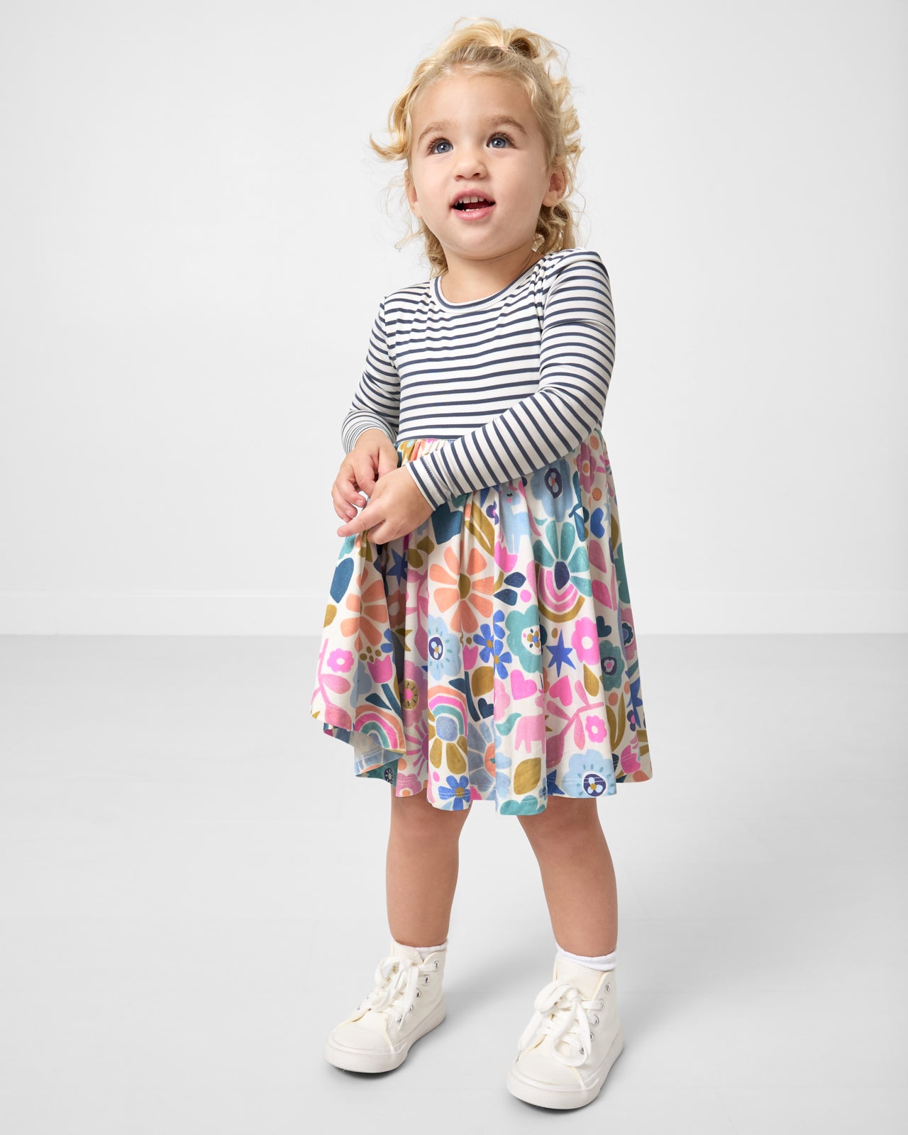 Unicorn Blossoms Twirl Dress - Image 3