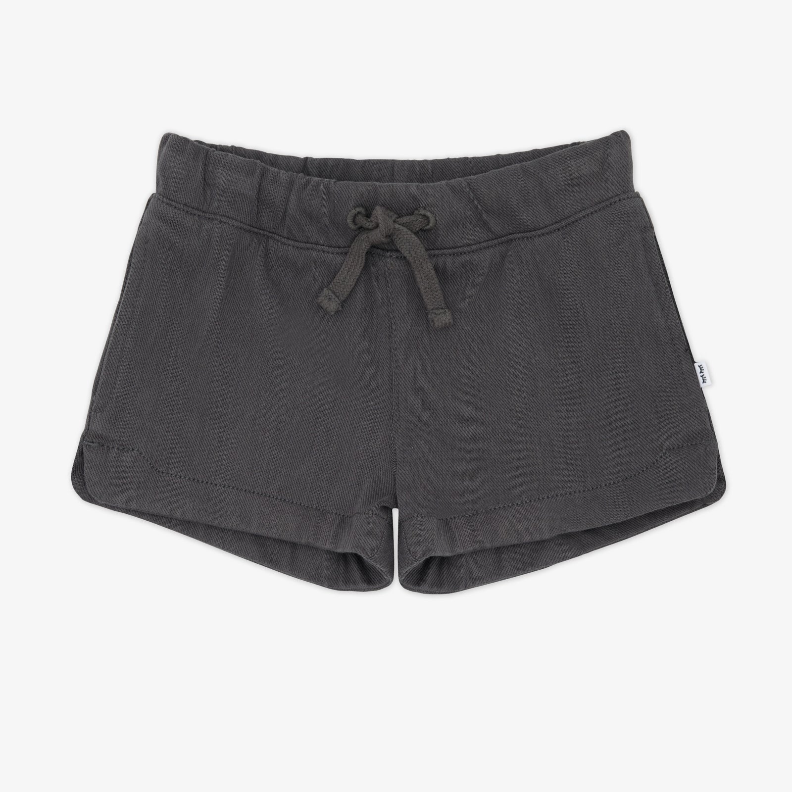 Washed Black Denim Shorts - Image 3